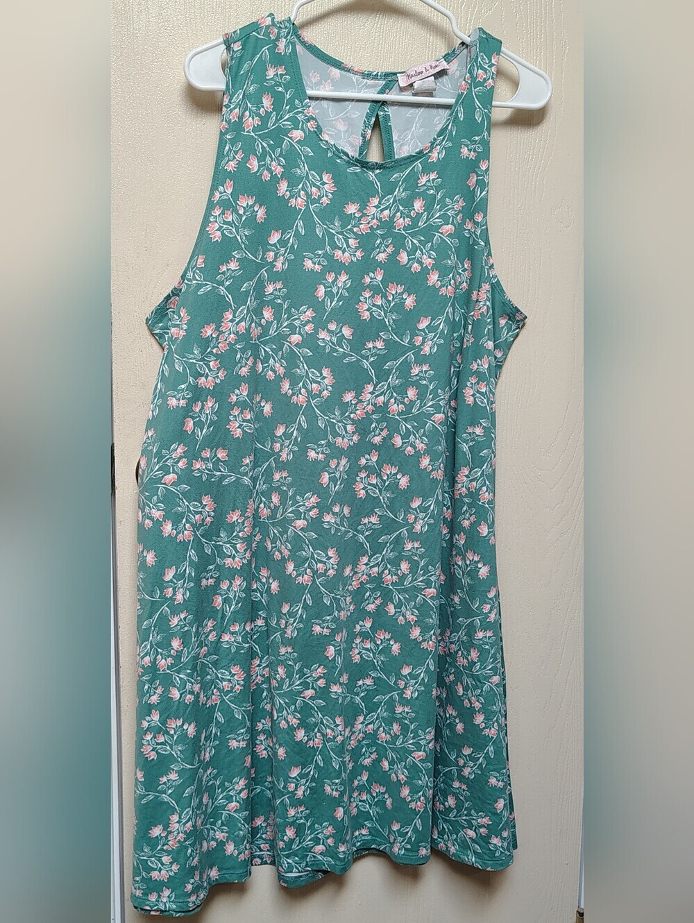 Floral A-Line Tank Dress